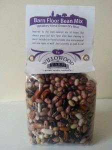 Willow Wood Farms, barn floor bean mix